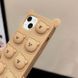 Чохол гумовий Cute Soft Bear на iPhone XR / світло-коричневий 098158 фото 3