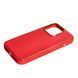 TPU чехол Leather New на iPhone 14 Pro Max (на айфон 14 про макс) красный 086703 фото 2