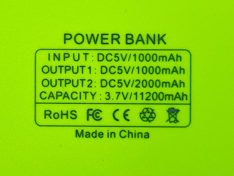 Внешний аккумулятор Power Bank Leyou LY-900 2A 2USB 11200mAh зеленый 085280 фото