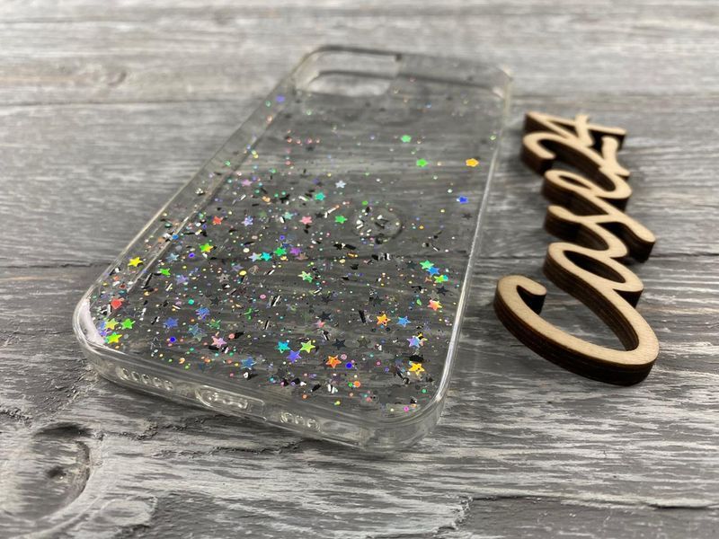 TPU чохол Star Glitter для Apple iPhone 12 Pro прозорий 083191 фото
