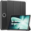 Шкіряний чохол книжка Crazy Horse на планшет OPPO Pad 2 (11.61") / чорний