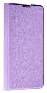 Шкіряний чохол книжка Fibra case на Samsung Galaxy S24 FE / фіолетовий 201407 фото