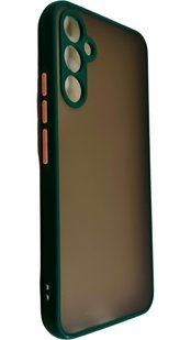 TPU чохол накладка Matte Color Case для Samsung Galaxy A34 темно-зелений 092482 фото