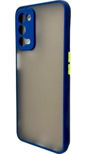 TPU чехол накладка Matte Color Case для OPPO A55 синий 83237 фото