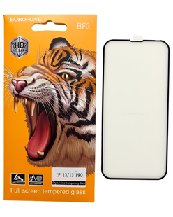 Защитное стекло Borofone на iPhone 13 (на айфон 13) черный 086297 фото