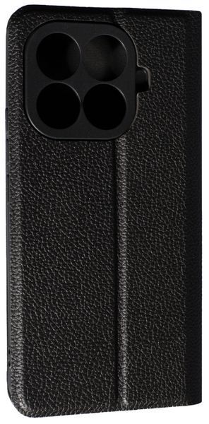 Шкіряний чохол книжка Fibra case на Xiaomi 15T Pro / black 204144 фото