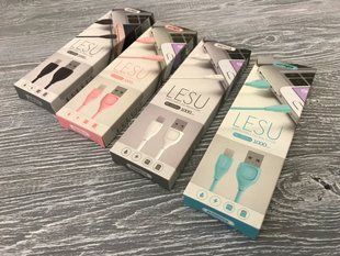 USB-кабель Remax Lesu з мікро USB (4 кольори) (RC-050m) 15087 фото