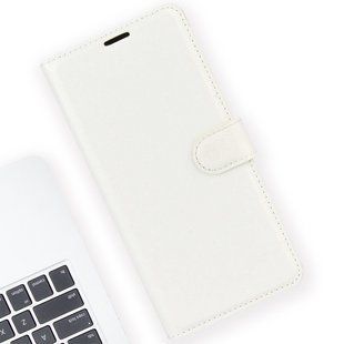 Шкіряний чохол-книжка Lichee для Motorola G13 білий 90520 фото