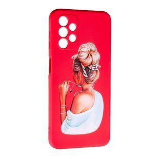 Чохол силіконовий Art для Samsung Galaxy A13 (на самсунг а13) Girl 086902 фото
