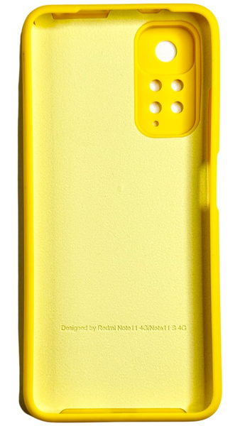 Чехол Soft touch для Xiaomi Redmi Note 11 / желтый 089271 фото