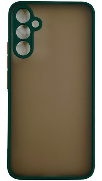 TPU чохол накладка Matte Color Case для Samsung Galaxy A34 темно-зелений 092482 фото