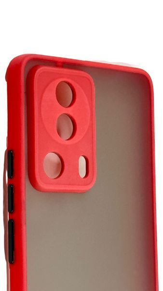 TPU чохол накладка Matte Color Case для Xiaomi 13 Lite червоний 092082 фото