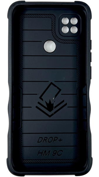 PC + TPU чехол Armor Magnet Ring для Xiaomi Redmi 10A (редми 10а) черный 085615 фото