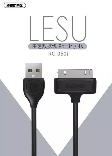 USB-кабель Remax Lesu для iPhone 4/4S (2 кольори в наявності) (RC-050i) 12163 фото