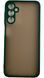 TPU чохол накладка Matte Color Case для Samsung Galaxy A14 темно-зелений 092582 фото 2