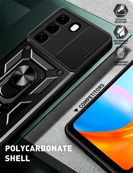 PC + TPU чохол Camshield Armor для Infinix Hot 50 4G / світло-зелений 097629 фото