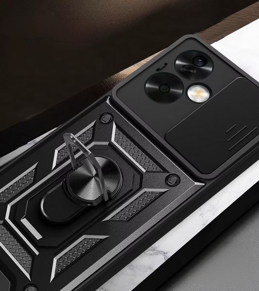 PC + TPU чохол Camshield armor на Oppo Reno 11F / червоний 096795 фото