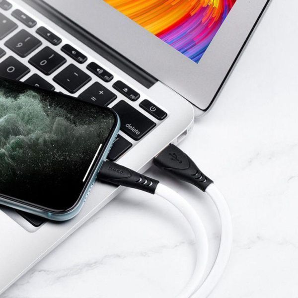 USB кабель Hoco X42 Soft Silicone Lightning Cable (1m) 80595 фото