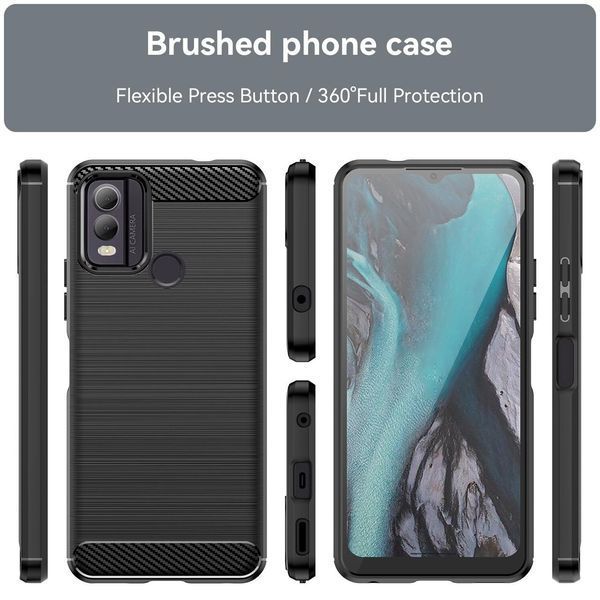 TPU чохол накладка Urban для Nokia C22 / чорний 90080 фото