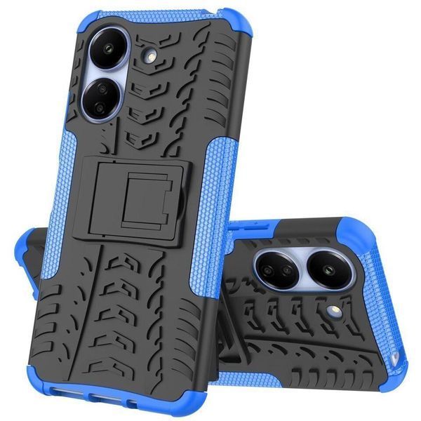 PC + TPU чехол Armor для Xiaomi Redmi 13C синий 095598 фото