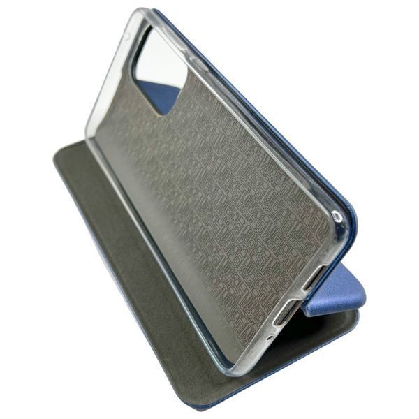 Шкіряний чохол-книжка Elegant book на Samsung Galaxy A73 (5G) / синій 092901 фото