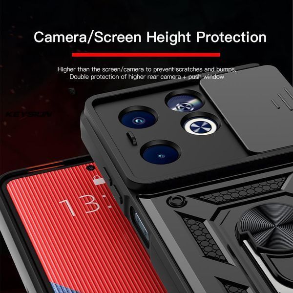PC + TPU чехол Camshield Armor для Tecno Pop 9 (5G) / синий 097639 фото