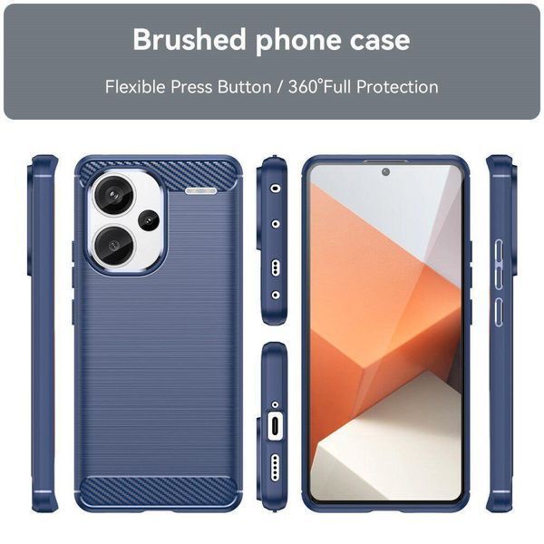 TPU чехол накладка Urban для Xiaomi Redmi Note 13 Pro Plus (5G) / синий 097505 фото