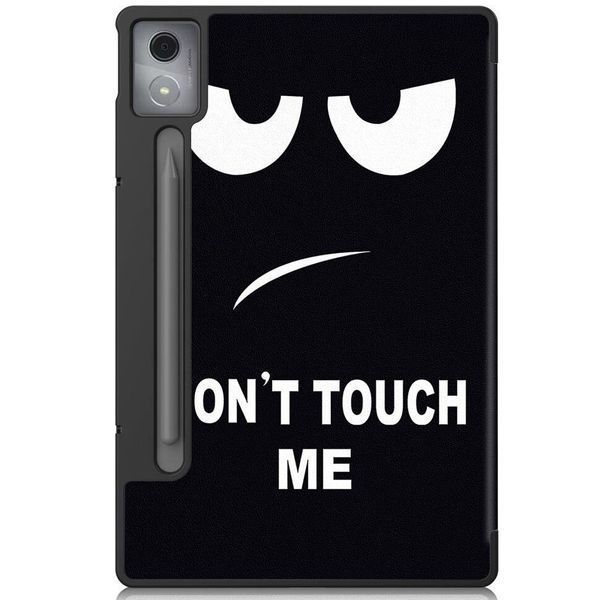Шкіряний чохол книжка Crazy Horse на планшет Lenovo Idea Tab Pro (12.7")/dont touch me 099242 фото