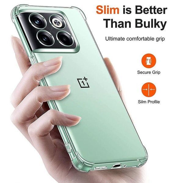 Чехол WXD силиконовый противоударный на OnePlus Ace 2 / прозрачный 090025 фото