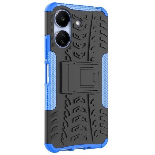 PC + TPU чехол Armor для Xiaomi Redmi 13C синий 095598 фото