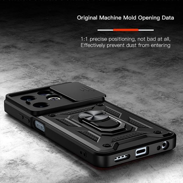 PC + TPU чехол Camshield Armor для Tecno Pop 9 (5G) / синий 097639 фото