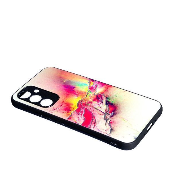 TPU чехол Marble Ultraviolet для Samsung Galaxy A34 Red 088621 фото