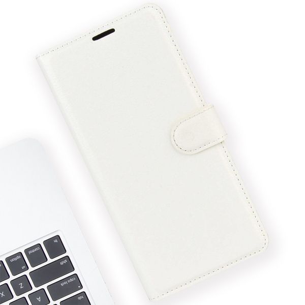Шкіряний чохол-книжка Lichee для Xiaomi Redmi 12 білий 091578 фото