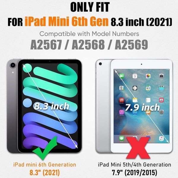 PC + TPU чохол Armor Cover Tablet на планшет Apple iPad mini 7 (2024) 8.3" / чорний 098573 фото