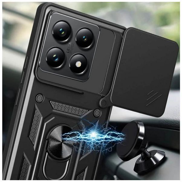 PC + TPU чохол Camshield Armor для Xiaomi 14T Pro / синій 201955 фото