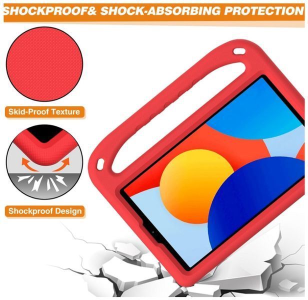 Чехол Kids Case на Xiaomi Redmi Pad SE (8.7") 2024 / красный 201386 фото