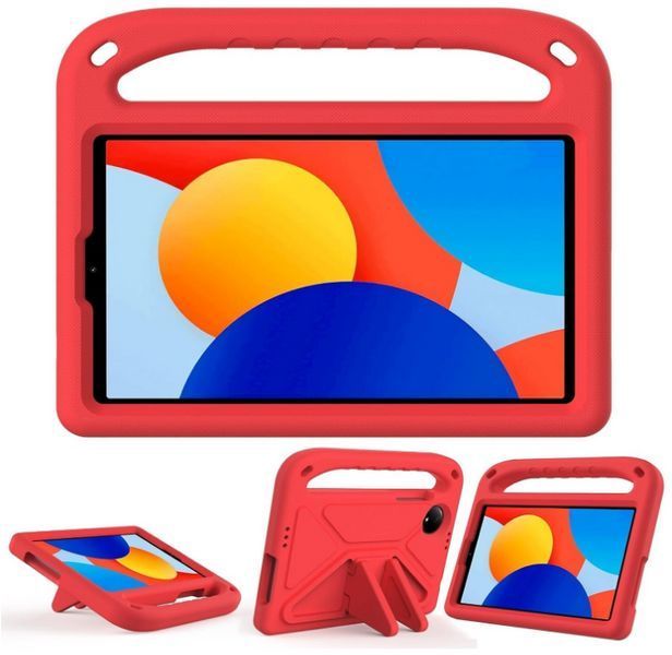 Чехол Kids Case на Xiaomi Redmi Pad SE (8.7") 2024 / красный 201386 фото