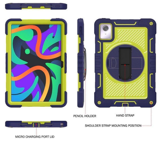Чохол Carbon Armor Tablet на планшет Lenovo Xiaoxin Pad 2024 (11") / салатовий 200889 фото