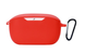 Силиконовый чехол с карабином для JBL Wave Buds красный 90670 фото 1