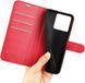 Чехол книжка Lichee для ZTE Blade V50 Vita красный 094927 фото 5