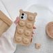 Чохол гумовий Cute Soft Bear на iPhone 11 / світло-коричневий 098159 фото 4