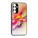 TPU чехол Marble Ultraviolet для Samsung Galaxy A34 Red 088621 фото 1