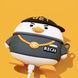 Силіконовий чохол із карабіном для AirPods 4/Hip-hop duck 098524 фото 3