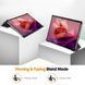 Шкіряний чохол книжка Crazy Horse для Lenovo Tab P12 (12.7") / чорний 093860 фото 6