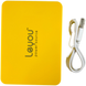 Зовнішній акумулятор Power Bank Leyou LY-900 2A 2USB 11200mAh жовтий 085281 фото 6