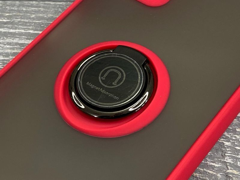 TPU чохол накладка Matte Ring Magnit для Samsung Galaxy A03s (самсунг а03с) (3 види) 084270 фото