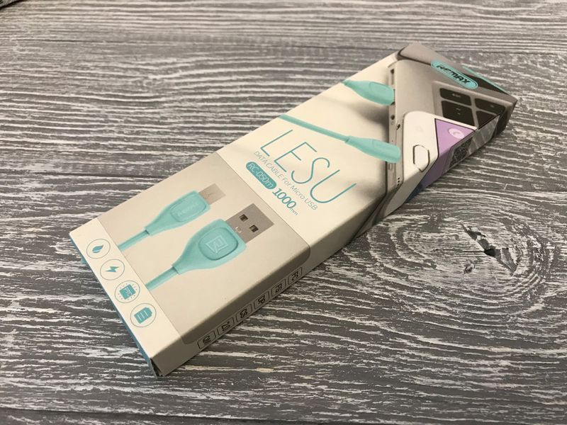 USB-кабель Remax Lesu з мікро USB (4 кольори) (RC-050m) 15087 фото