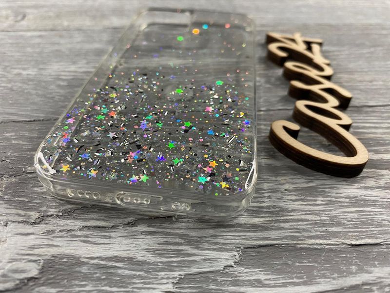 TPU чехол Star Glitter для Apple iPhone 12 Mini прозрачный 084531 фото