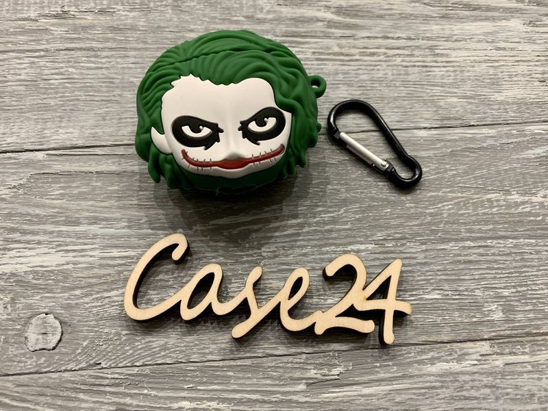 Чехол 3д Joker на наушники Airpods (на аирподс) 017492 фото