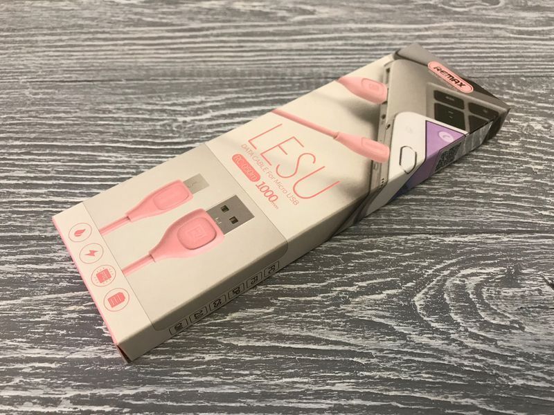 USB-кабель Remax Lesu з мікро USB (4 кольори) (RC-050m) 15087 фото
